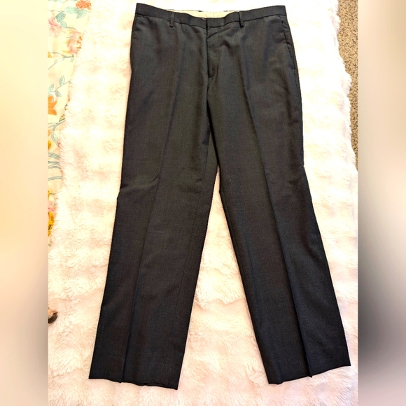Banana Republic Mens Slim Fit Black Dress‎ Pants Size 38x32 - Picture 1 of 8